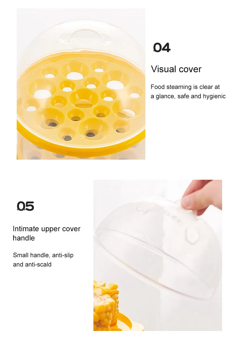 110V/220V Multifunction Household Mini Egg Omelette Pancake Fried Steak Frying Pan Non-Stick Boiled Eggs Boiler Steamer Cooker