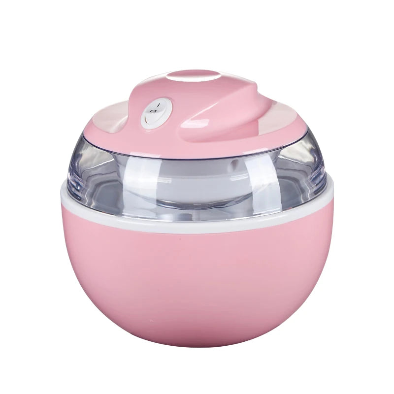 DMWD Household Electric Ice Cream Maker 600ml Automatic DIY Child Ice Cream Machine Frozen Yogurt Machine High Quality 220V
