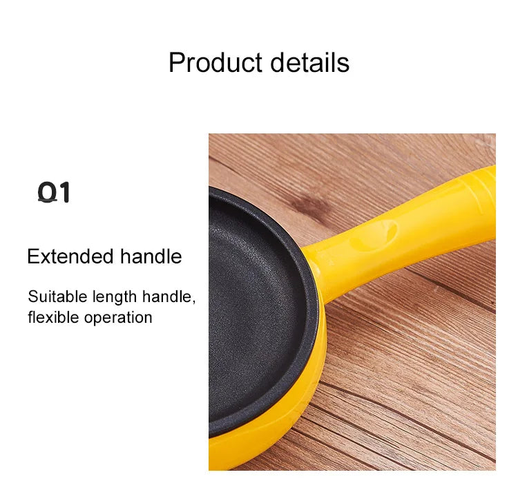 110V/220V Multifunction Household Mini Egg Omelette Pancake Fried Steak Frying Pan Non-Stick Boiled Eggs Boiler Steamer Cooker