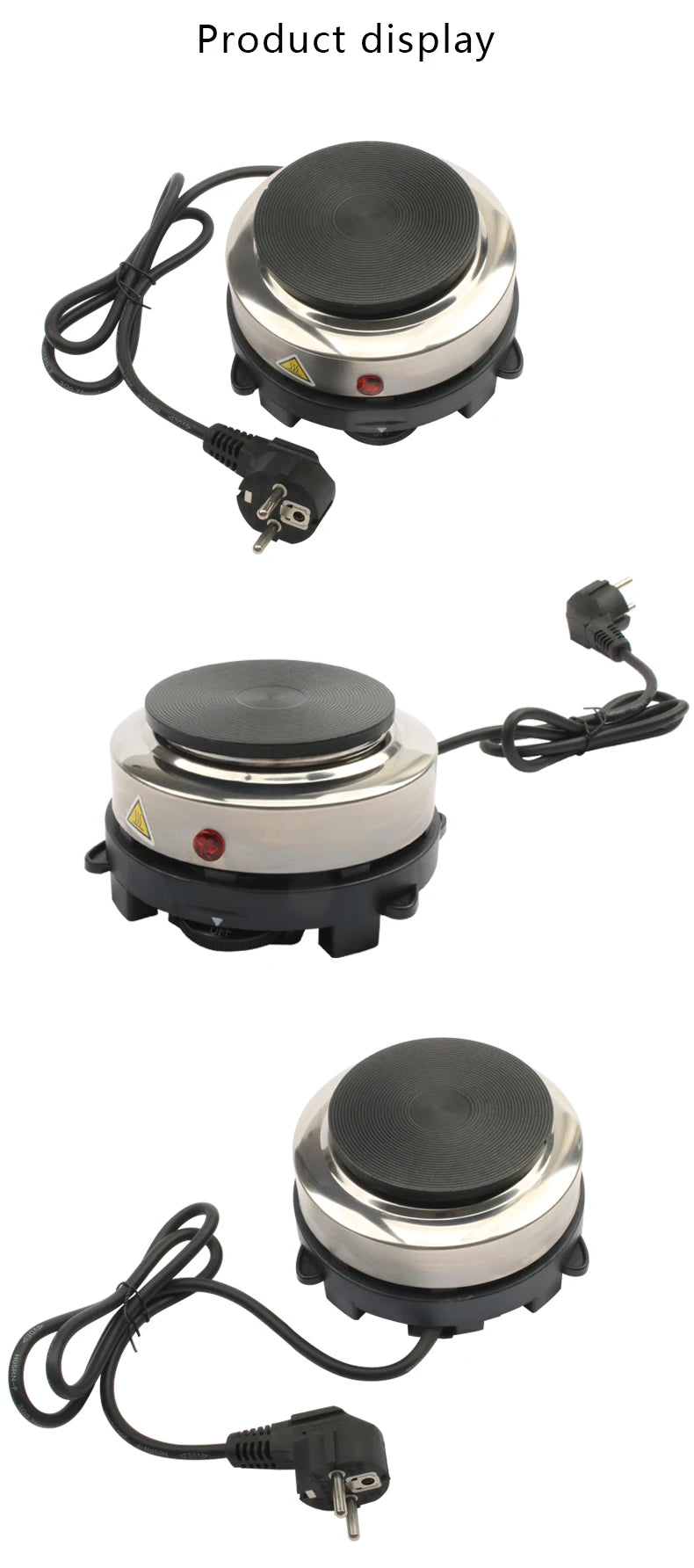 110V/220V Electric Mini Coffee Heater Milk Tea Mocha Heating Stove Hot Plate Multifunctional Cooking Pot Oven Furnace Cooker