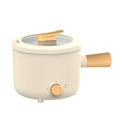 110V/220V Multifunction Electric Cooker 1.8L Hotpot Non-stick Skillet Noodles Soup Cooking Pot Mini Egg Frying Pan Rice Cooker