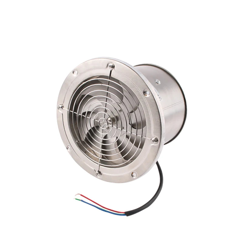 DMWD 4/6 Inch Kitchen Exhaust Fan Bathroom Wall Window Toilet Duct Booster Fans Ventilation Blower Exhauster Air Cleaning Vent