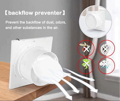 8W Solar Exhaust Fan 12V Air Blower High Speed Ventilator Energy-saving Anti-Mosquito Design Kitchen Bathroom Chicken/Duck Coop