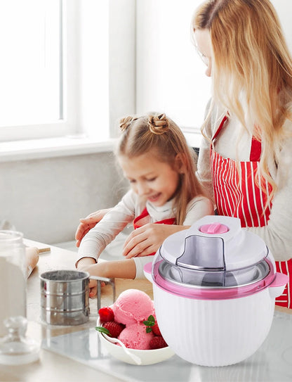 DMWD 1000ml Household Full Automatic Soft Hard Ice Cream Maker Machine Intelligent Sorbet Fruit Yogurt Ice Maker Dessert Maker