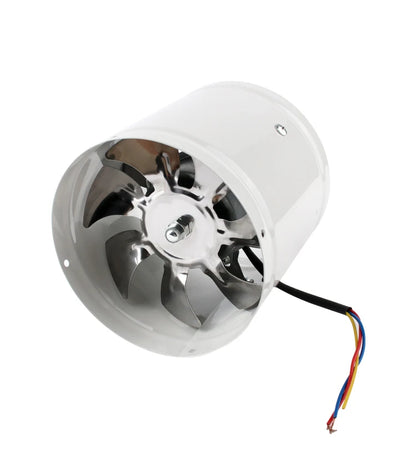 110V/220V Pipe Exhaust Fan Air Ventilator Metal Pipe Ventilation Exhaust Fan Extractor Bathroom Toilet Wall Fan Duct Fan 4-inch