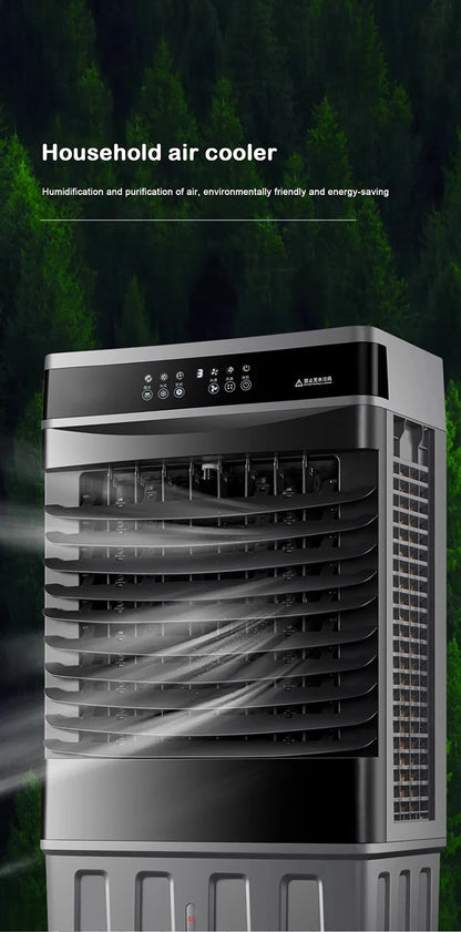 Air Cooling Fan Air Conditioning Cooler High Air Volume Floor Standing Single Cold Water Cooled Summer Electric Conditioner Fans