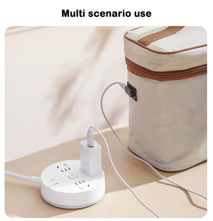 DMWD Portable Insulated Food Lunch Container Set Stackable Insulated Lunch Box Ceramics Bento Box Leakproof Thermostatic Bag