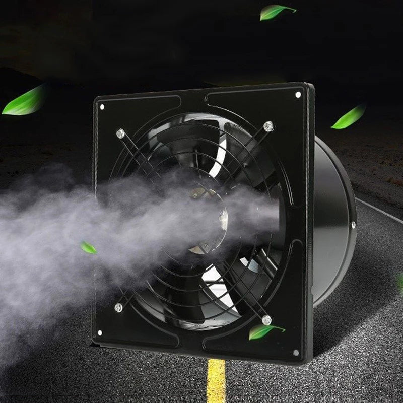 110V Pipe Exhaust Fan 4/6 Inches Air Ventilator Metal Pipe Ventilation Exhaust Fan Extractor Bathroom Toilet Wall Fan Duct Fan