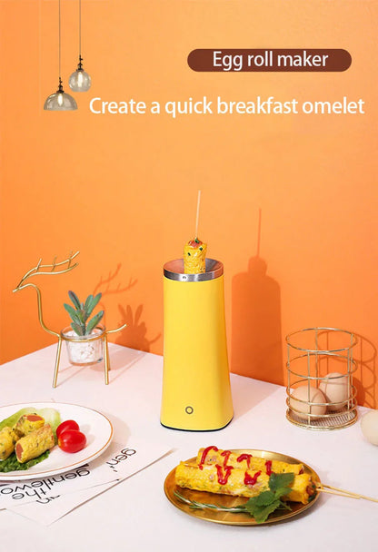 110V/220V Automatic Rising Electric Egg Roll Maker Cup Breakfast Single Omelette Master Fried Eggs Sausage Roller Boiler Machine