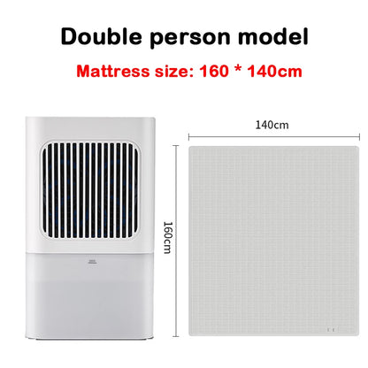DMWD Water Cooling Mattress Water Circulation Refrigeration Mattres Water-cooled Pad Heat Dissipatio Bed Sofa Cushion Cooler Fan