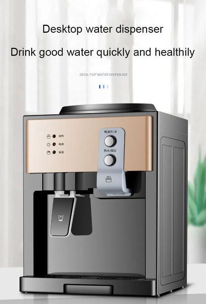 Electric Water Dispenser Desktop Drinking Fountain Cold & Hot Warm Water Cooler Heater Home Office Hostel Coffee Tea Bar Helper