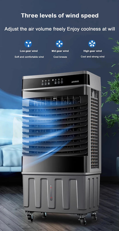 Air Cooling Fan Air Conditioning Cooler High Air Volume Floor Standing Single Cold Water Cooled Summer Electric Conditioner Fans