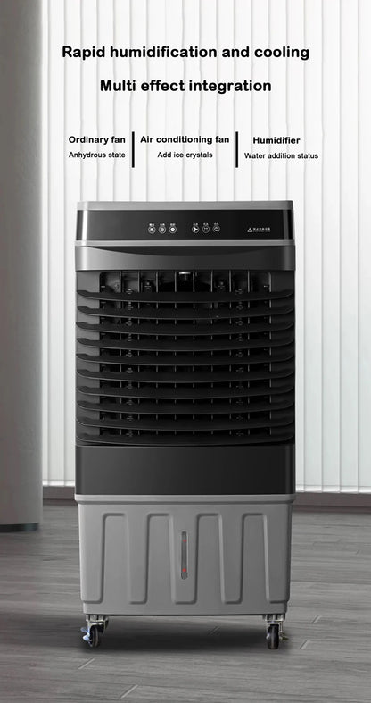 Air Cooling Fan Air Conditioning Cooler High Air Volume Floor Standing Single Cold Water Cooled Summer Electric Conditioner Fans