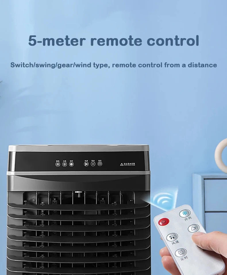 Air Cooling Fan Air Conditioning Cooler High Air Volume Floor Standing Single Cold Water Cooled Summer Electric Conditioner Fans