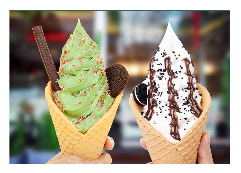 Household Electric Ice Cream Machine Automatic Ice-cream Cone Smoothie DIY Frozen Fruit Slush Icecream Sundae Making Machine EU