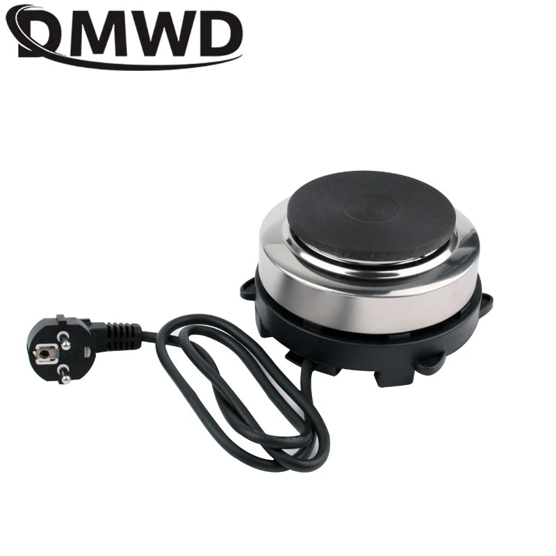 110V/220V Electric Mini Coffee Heater Milk Tea Mocha Heating Stove Hot Plate Multifunctional Cooking Pot Oven Furnace Cooker