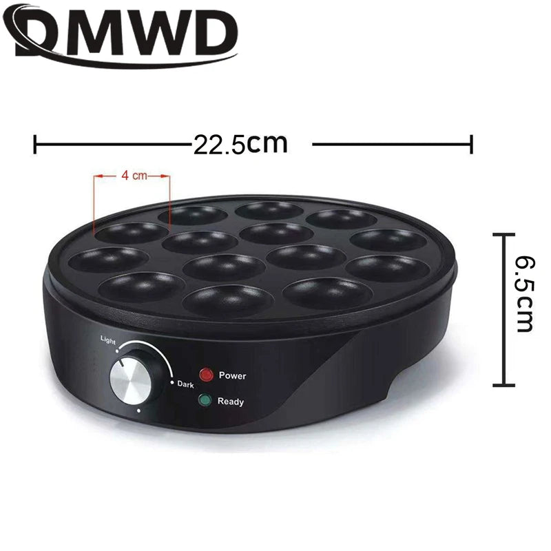 110V Electric Takoyaki Maker 18 Holes Household Octopus Ball Grill Pan Takoyaki Baking Machine Chibi Maruko Maker Cooking Tools