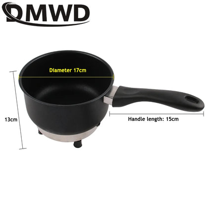 Multicooker For Car Truck 12V 24V Electric Frying Pan Cooking Skillet Mini Rice Cooker Soup Hotpot Heater Travel Food Boiler
