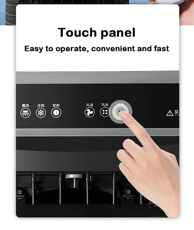Air Cooling Fan Air Conditioning Cooler High Air Volume Floor Standing Single Cold Water Cooled Summer Electric Conditioner Fans