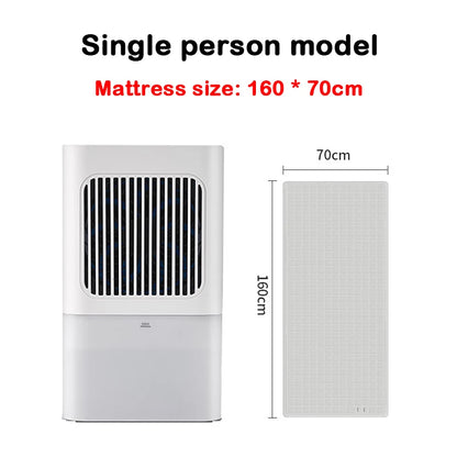 DMWD Water Cooling Mattress Water Circulation Refrigeration Mattres Water-cooled Pad Heat Dissipatio Bed Sofa Cushion Cooler Fan