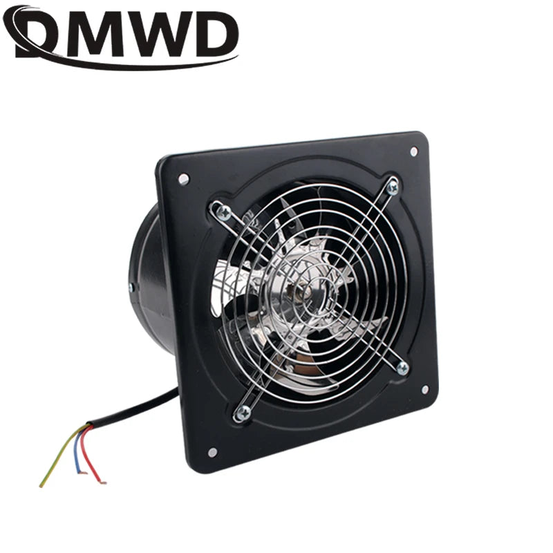 110V Pipe Exhaust Fan 4/6 Inches Air Ventilator Metal Pipe Ventilation Exhaust Fan Extractor Bathroom Toilet Wall Fan Duct Fan