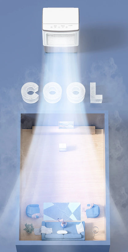 Singlecooled Air Conditioning Cooler 30L Large Water Tank Environmental Conditioning Silent Cooling Fan Industrial Water Chiller
