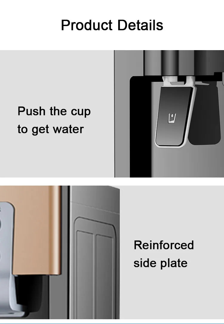 Electric Water Dispenser Desktop Drinking Fountain Cold & Hot Warm Water Cooler Heater Home Office Hostel Coffee Tea Bar Helper