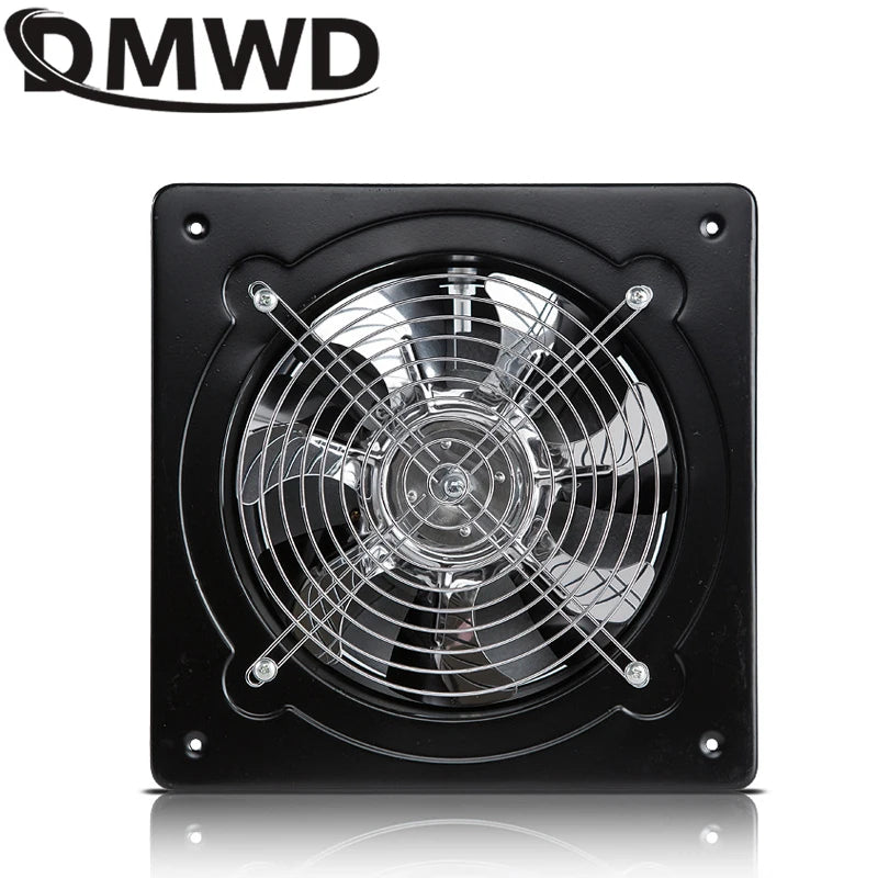 110V Pipe Exhaust Fan 4/6 Inches Air Ventilator Metal Pipe Ventilation Exhaust Fan Extractor Bathroom Toilet Wall Fan Duct Fan