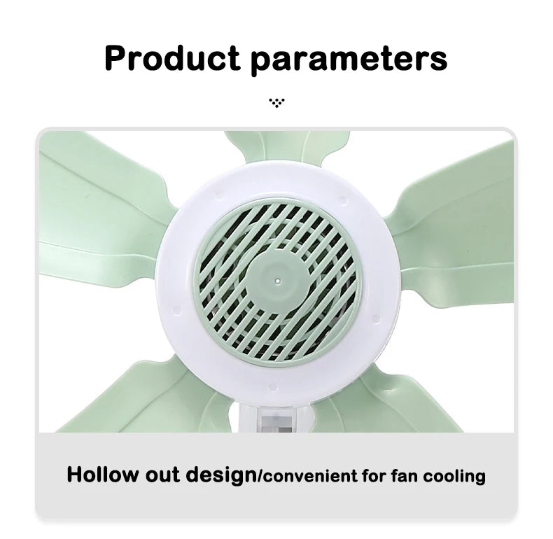 Home Desktop Clip Fan 5 Blades Mini Electric Wall Mounted Office Clamp Cooling Fans Student Dorm Bed Natural Wind Ventilation