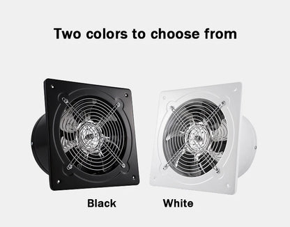 110V Pipe Exhaust Fan 4/6 Inches Air Ventilator Metal Pipe Ventilation Exhaust Fan Extractor Bathroom Toilet Wall Fan Duct Fan