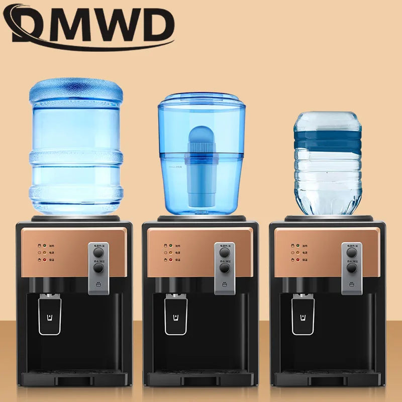 Electric Water Dispenser Desktop Drinking Fountain Cold & Hot Warm Water Cooler Heater Home Office Hostel Coffee Tea Bar Helper