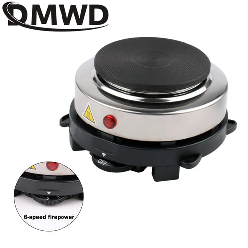 110V/220V Electric Mini Coffee Heater Milk Tea Mocha Heating Stove Hot Plate Multifunctional Cooking Pot Oven Furnace Cooker