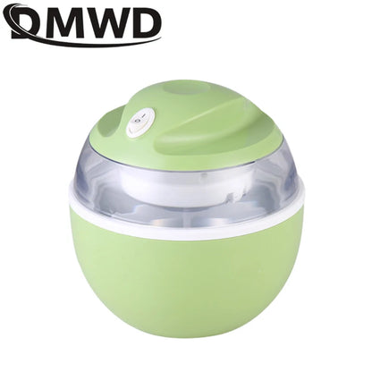 DMWD Household Electric Ice Cream Maker 600ml Automatic DIY Child Ice Cream Machine Frozen Yogurt Machine High Quality 220V