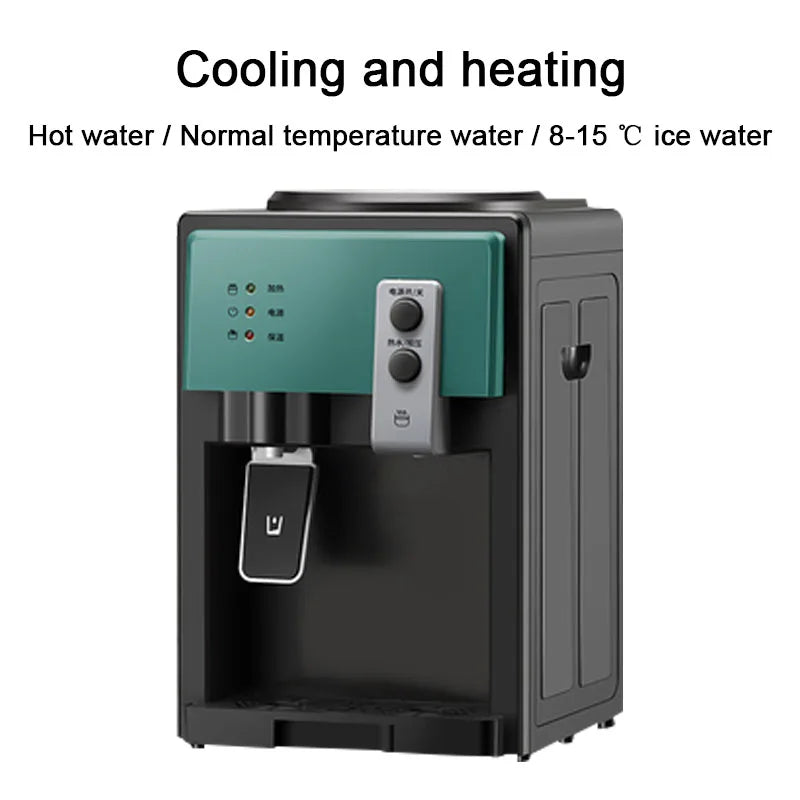 Electric Water Dispenser Desktop Drinking Fountain Cold & Hot Warm Water Cooler Heater Home Office Hostel Coffee Tea Bar Helper