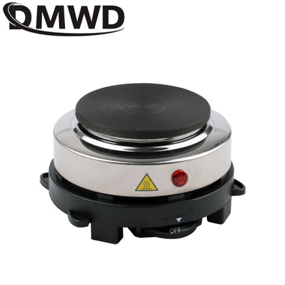 110V/220V Electric Mini Coffee Heater Milk Tea Mocha Heating Stove Hot Plate Multifunctional Cooking Pot Oven Furnace Cooker