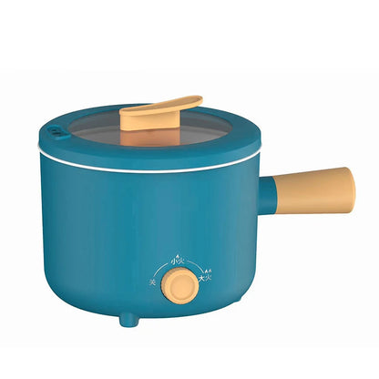 110V/220V Multifunction Electric Cooker 1.8L Hotpot Non-stick Skillet Noodles Soup Cooking Pot Mini Egg Frying Pan Rice Cooker