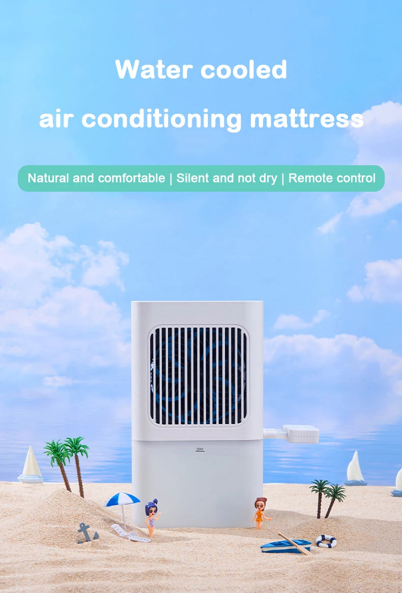 DMWD Water Cooling Mattress Water Circulation Refrigeration Mattres Water-cooled Pad Heat Dissipatio Bed Sofa Cushion Cooler Fan