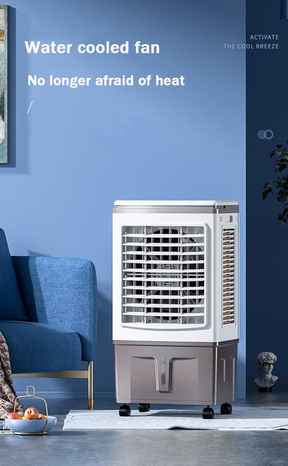 Singlecooled Air Conditioning Cooler 30L Large Water Tank Environmental Conditioning Silent Cooling Fan Industrial Water Chiller